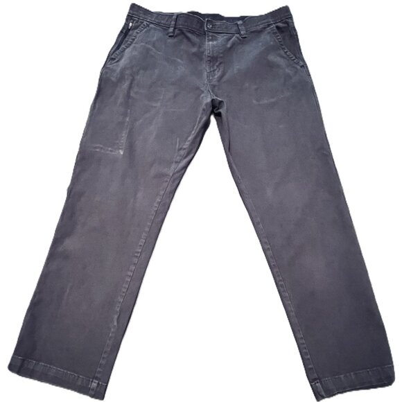 Weatherproof Adventure Pants, Men's 40x32, Solid Black, Cargo Pockets - Picture 1 of 11